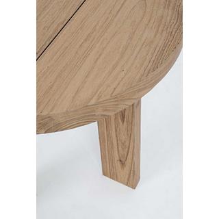 mutoni home Beistelltisch Bolivar rund 50x50 Teak FSC  