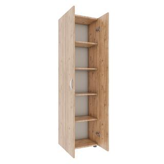 VCM Büroschrank mit 5 Fächern | moderner Aktenschrank mit Drehtüren | Maße ca. H. 178 x B. 49 x T. 34 cm – Ulas 5-Fach  