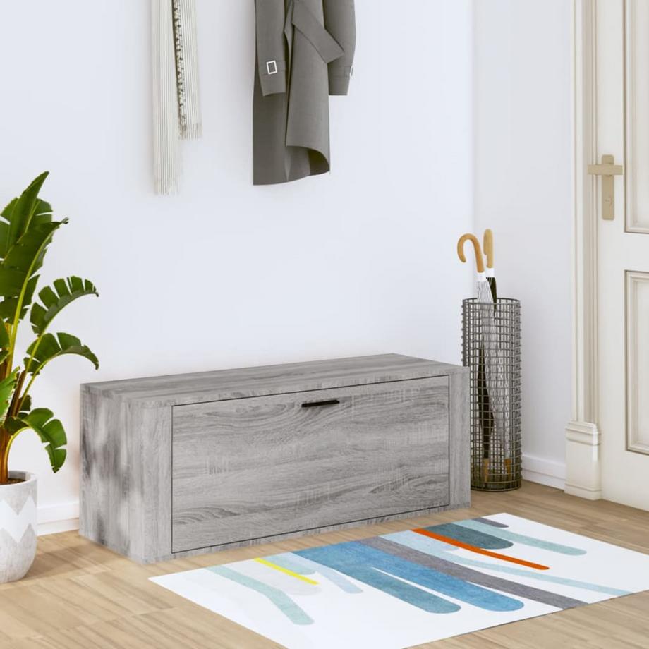 VidaXL scarpiera da parete Legno multistrato  