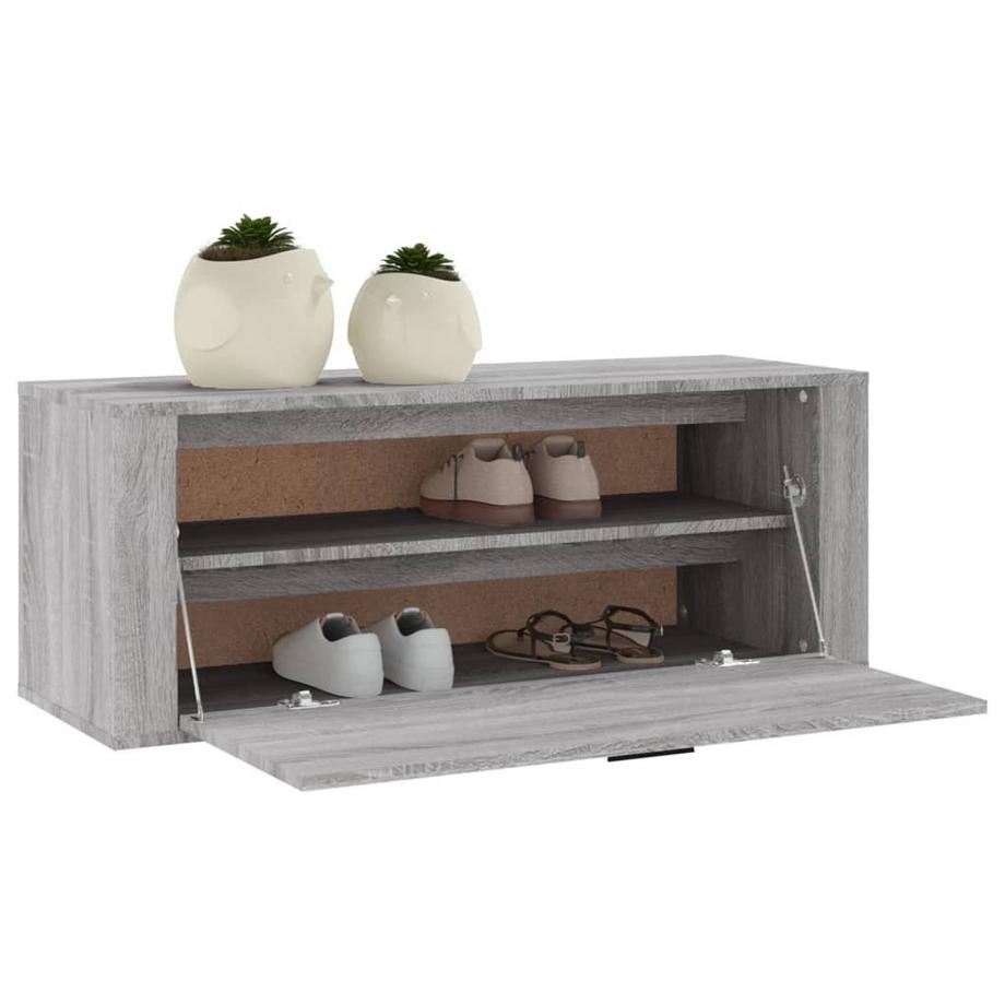 VidaXL scarpiera da parete Legno multistrato  