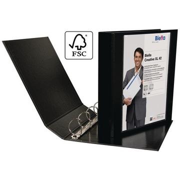 BIELLA Zeigebuch Creative XL#2 4.5cm 443445.02 schwarz, 4-Ring A4