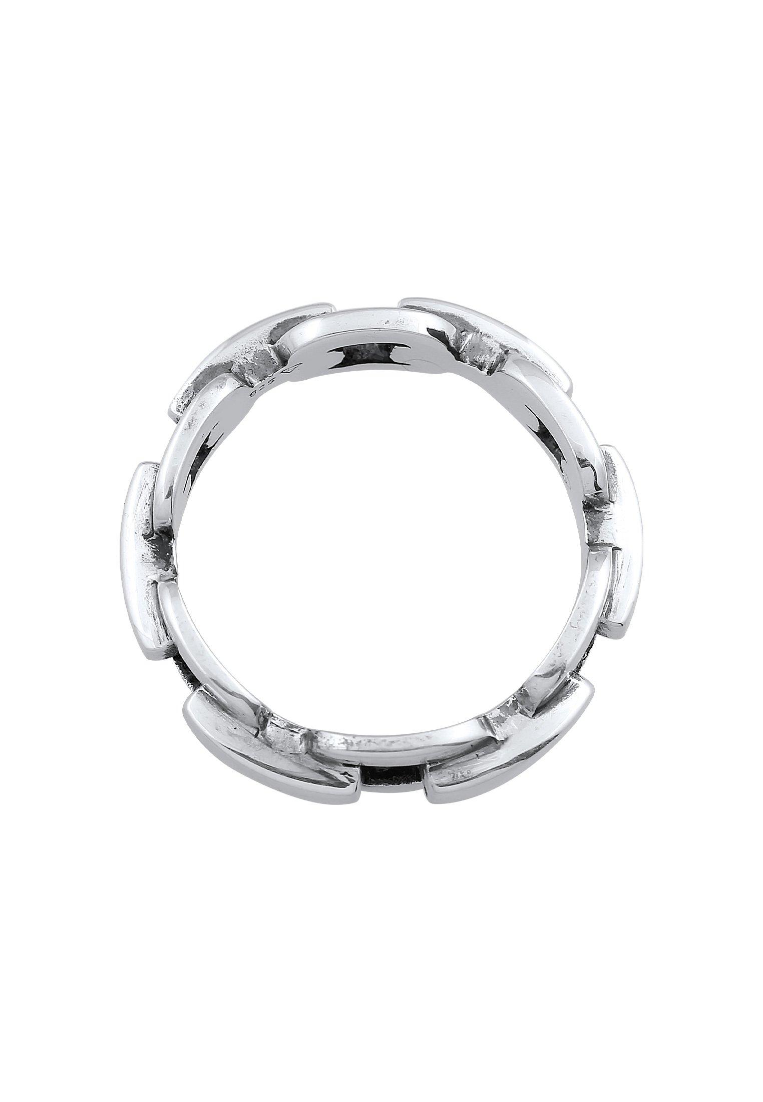 Kuzzoi  Bague Herren Anker Kettenring Trend 925 Silber 