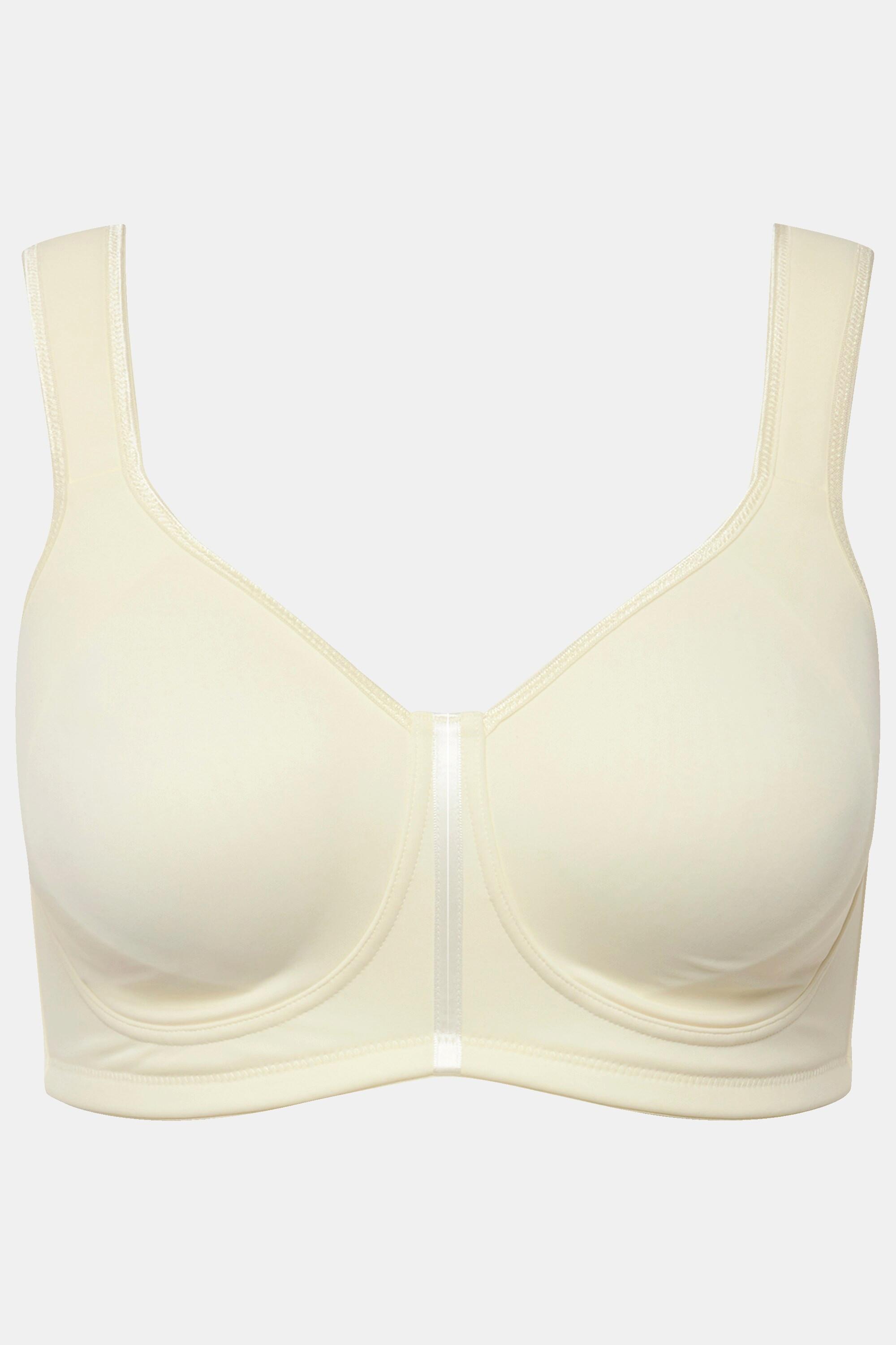 Ulla Popken  Soutien-gorge confort en microfibre, sans armatures, bonnet C-E 