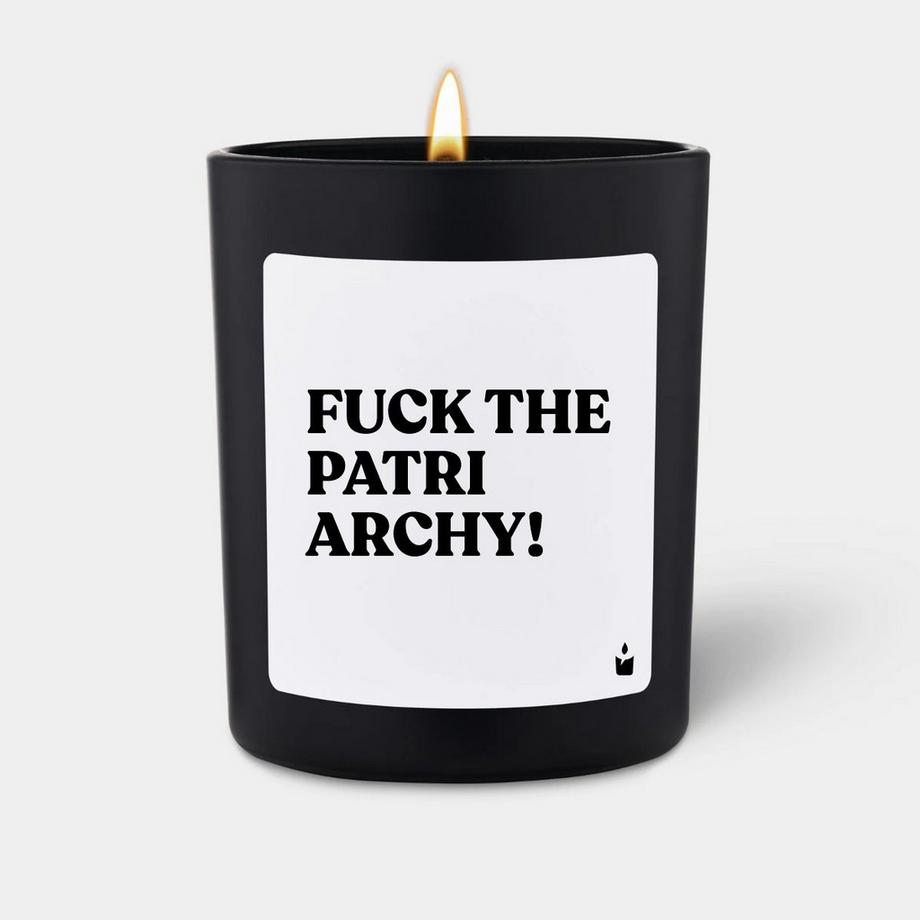 Duftkerze Woody Fuck the Patriarchy!
