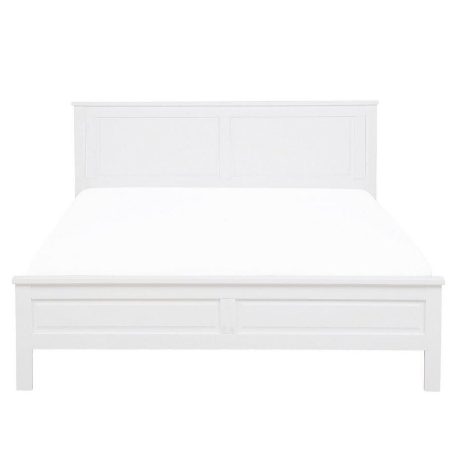 Beliani Letto con rete a doghe en Legno di pino Scandinavo OLIVET  