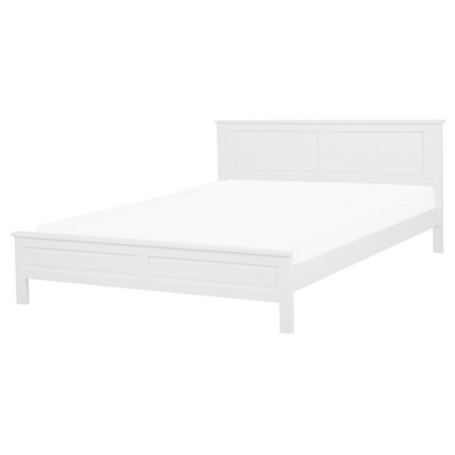 Beliani Letto con rete a doghe en Legno di pino Scandinavo OLIVET  