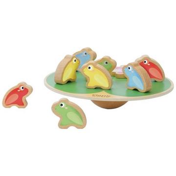 Balancierspiel Seerosen mit Fröschen