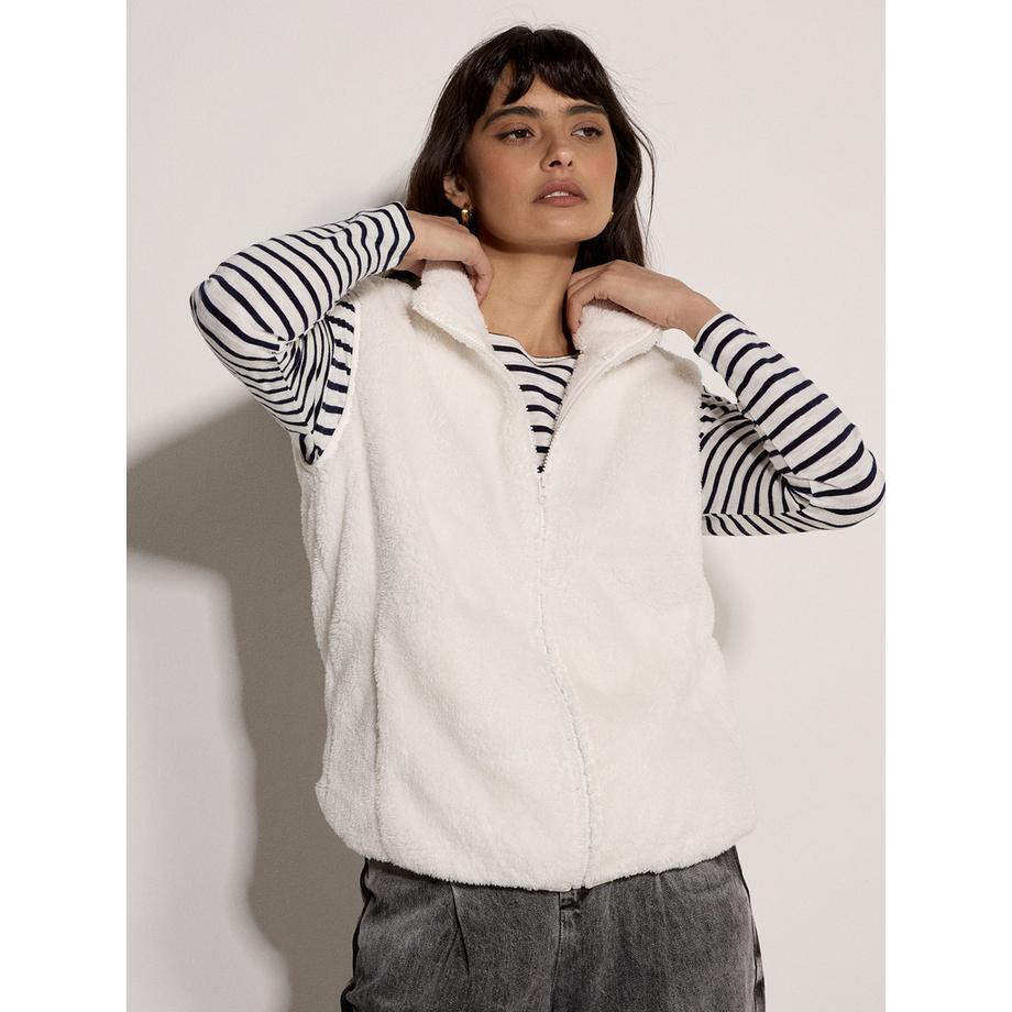 Gilet polaire zippé
