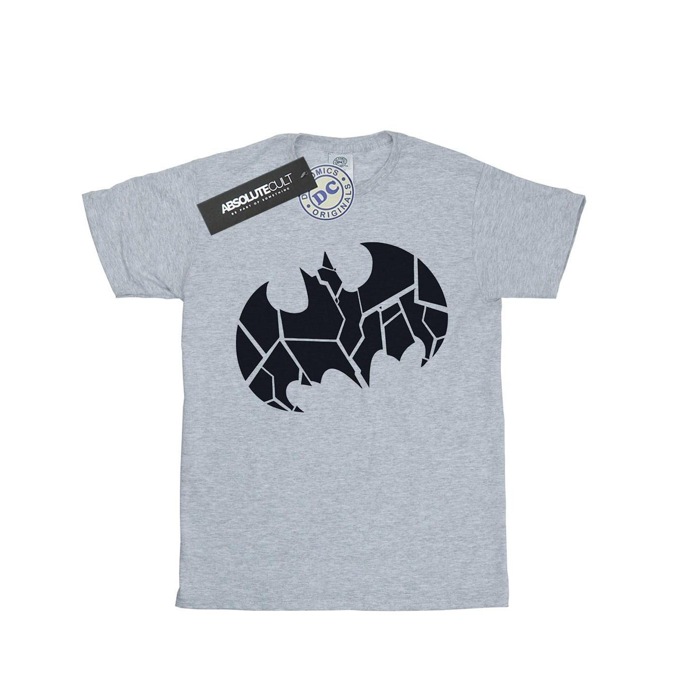 Image of Batman One Colour Shield Tshirt Mädchen Grau 116