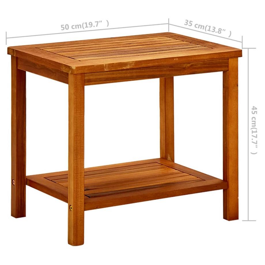 VidaXL Table basse bois  
