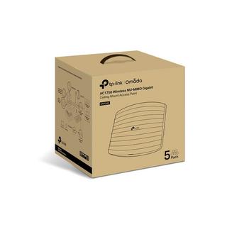TP-Link  Omada EAP245(5-PACK) punto accesso WLAN 1750 Mbit/s Bianco Supporto Power over Ethernet (PoE) 