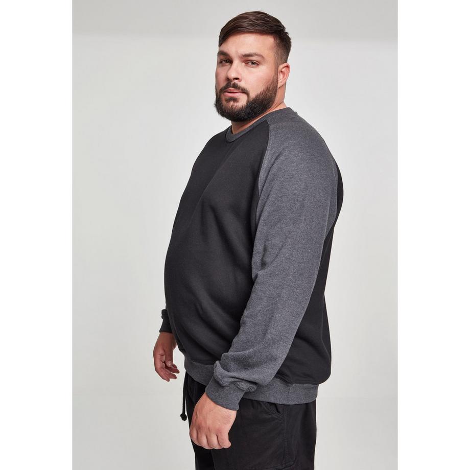 URBAN CLASSICS t-shirt taglie grandi urban classic 2-tone raglan  