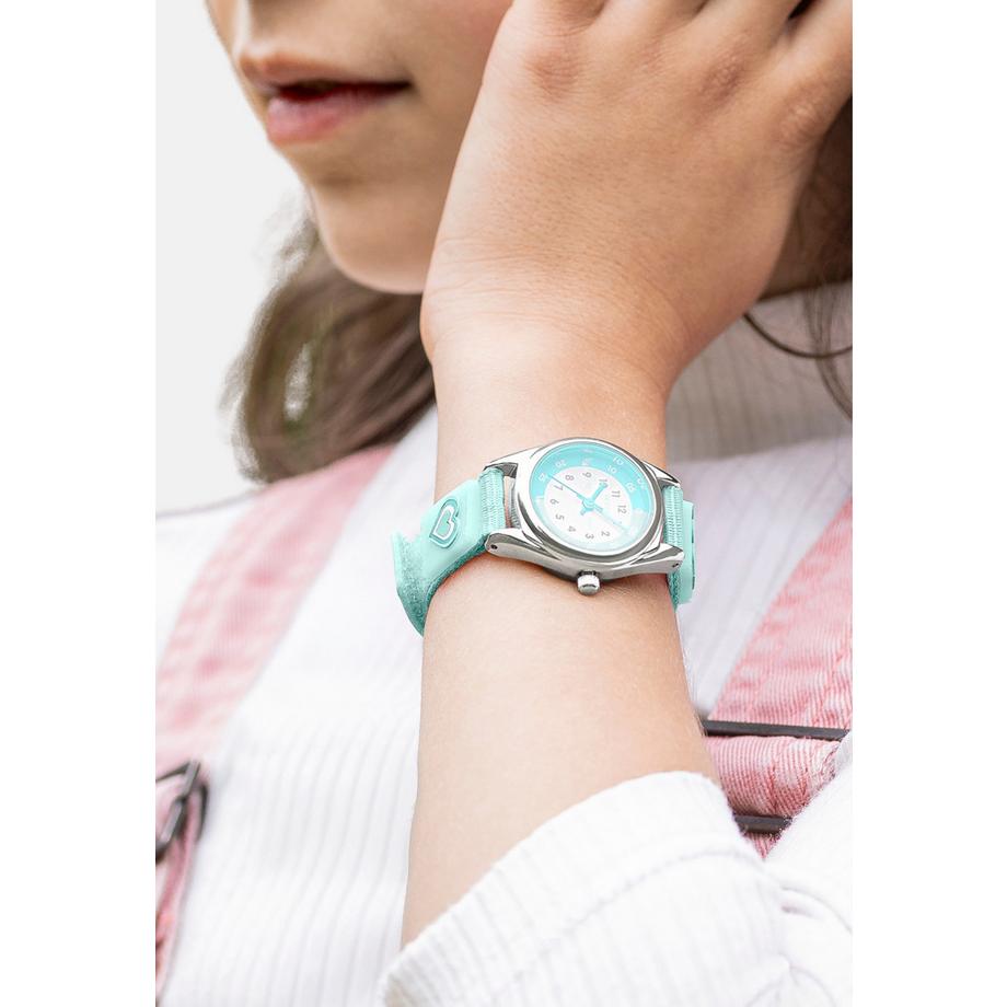 Tikkers  Uhr mit Aqua Herzarmband 
