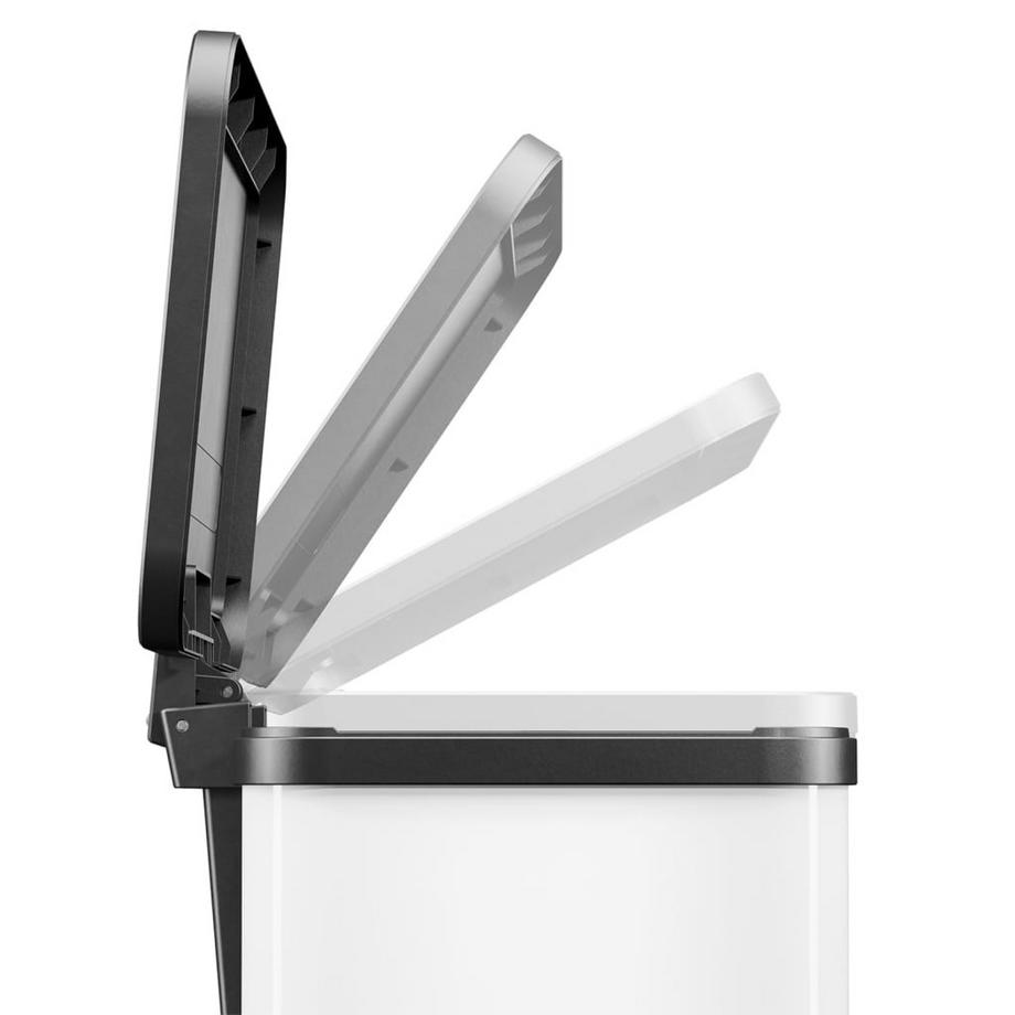 Hailo Collecteur de déchets à pédale Öko, trio Plus L, capacité 3 x 9 l  