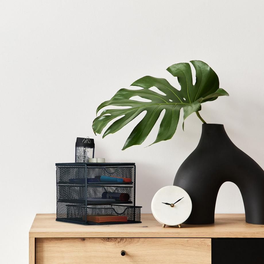 B2X Cassettiera con 3 scomparti antracite  