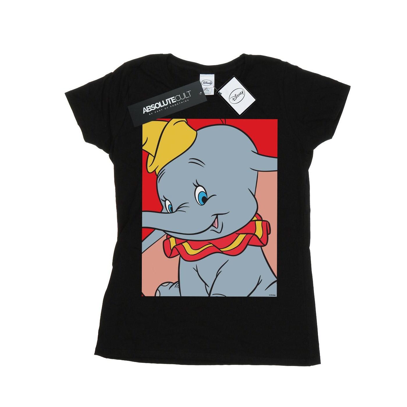 Image of Dumbo Portrait Tshirt Damen Schwarz XL