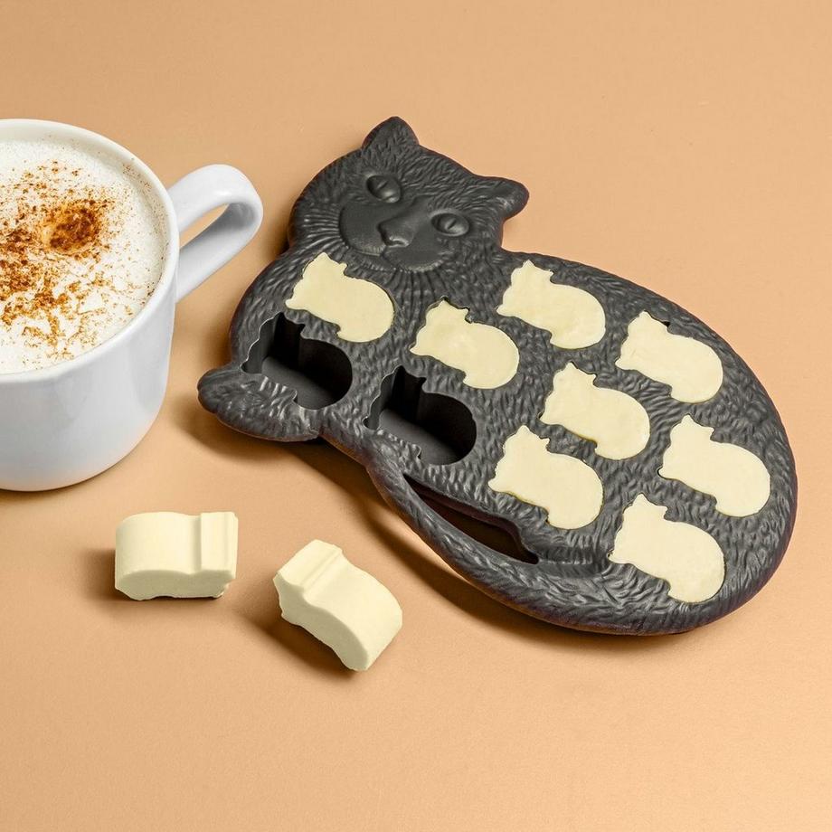 Northio  Silikonform für Eis und Schokolade – Katze 