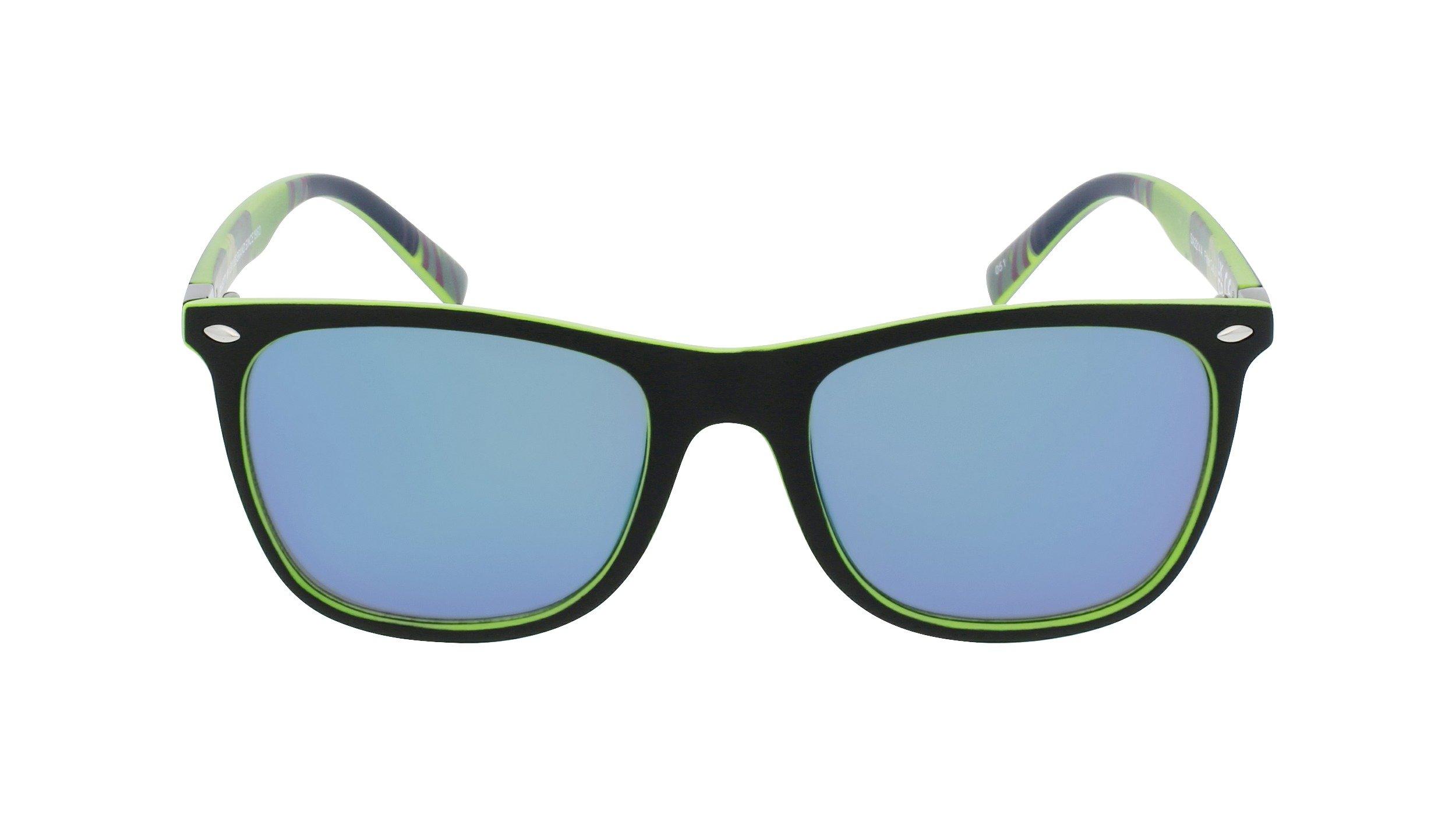 Image of Sport Sonnenbrille Mit Etui Herren Grün ONE SIZE