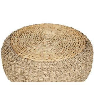 Beliani Pouf en Giacinto d'acqua Boho BACKAN  