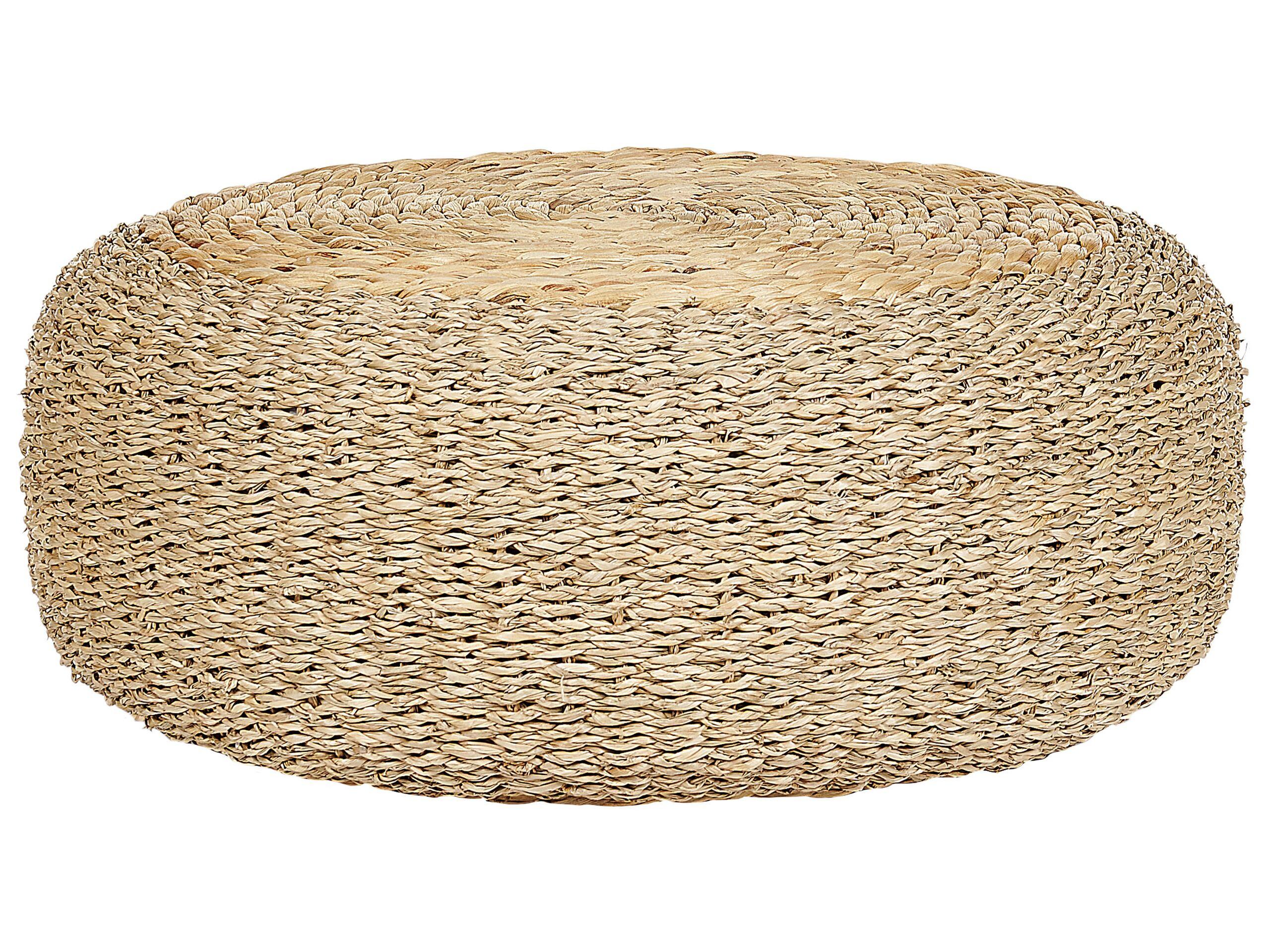 Beliani Pouf en Giacinto d'acqua Boho BACKAN  