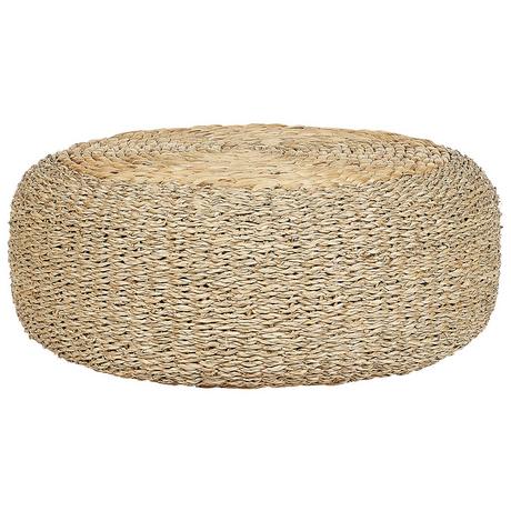 Beliani Pouf en Giacinto d'acqua Boho BACKAN  