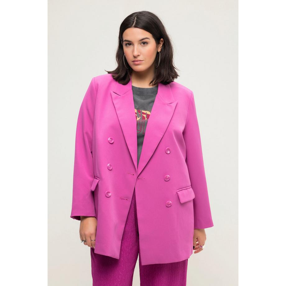 Studio Untold Blazer Straight Fit doppiopetto revers maniche lunghe  