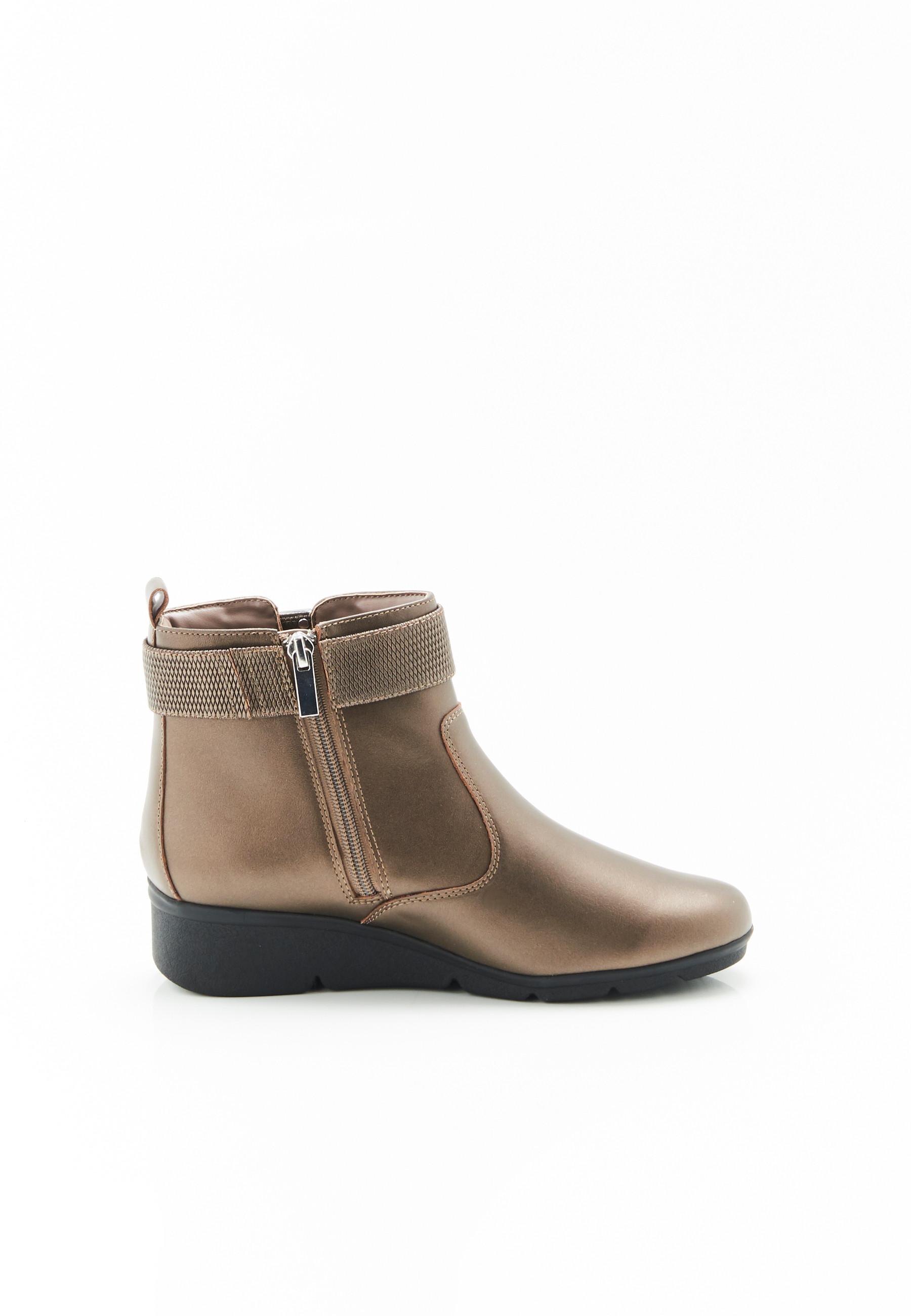 Image of Keilstiefeletten Mit Schnalle Amortyl Unisex Grau 38