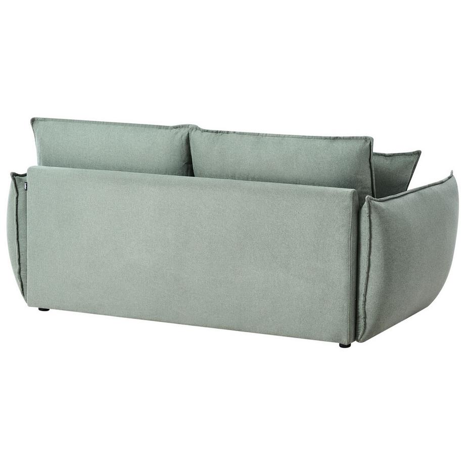 Beliani 3 Sitzer Sofa aus Stoff Minimalistisch KUNES  