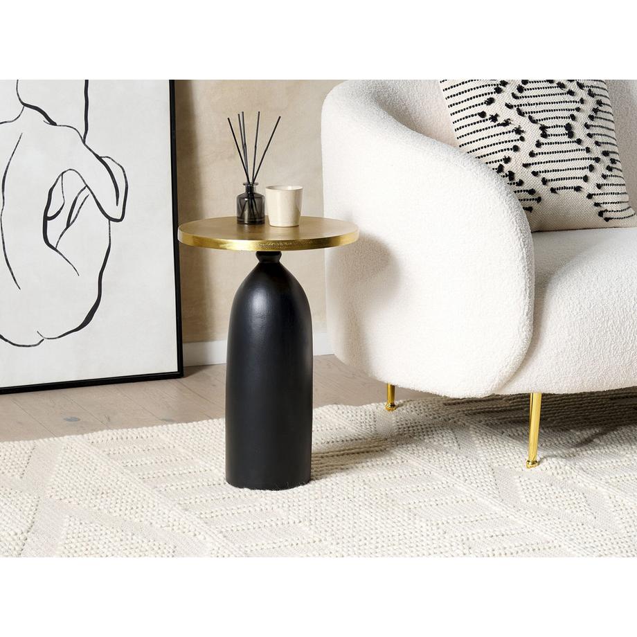 Beliani Beistelltisch aus Aluminium  TEKAPO  