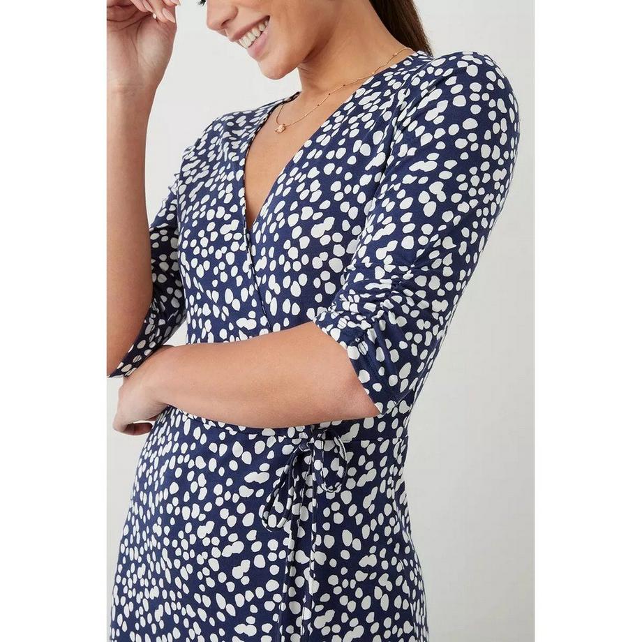 Dorothy Perkins Abito Midi Incrociato a Pois  