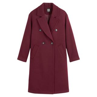 La Redoute Collections  Manteau drap laine mélangée 