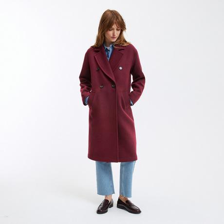 La Redoute Collections  Manteau drap laine mélangée 