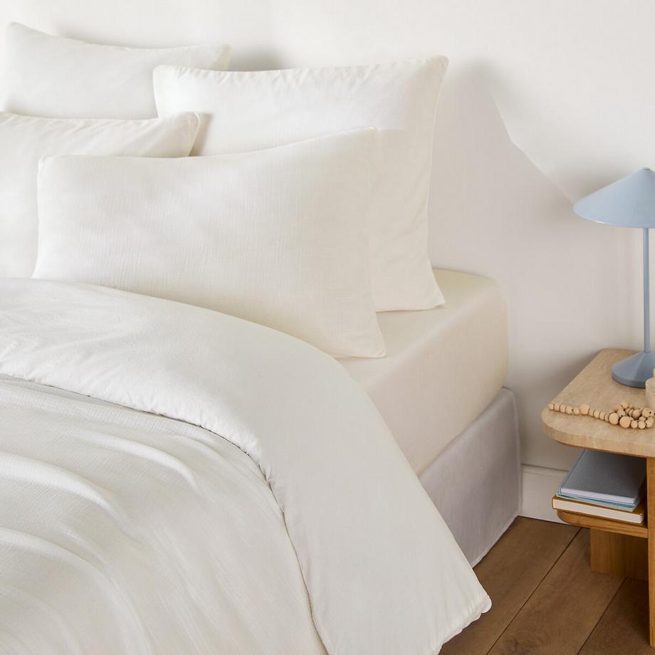 Housse de couette gaze de coton/coton lavé