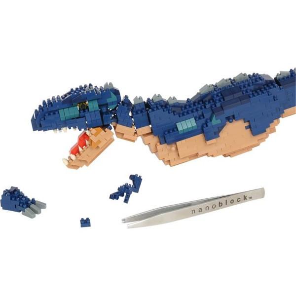 Image of Nanoblock Giganotosaurus - Deluxe Edition Blau