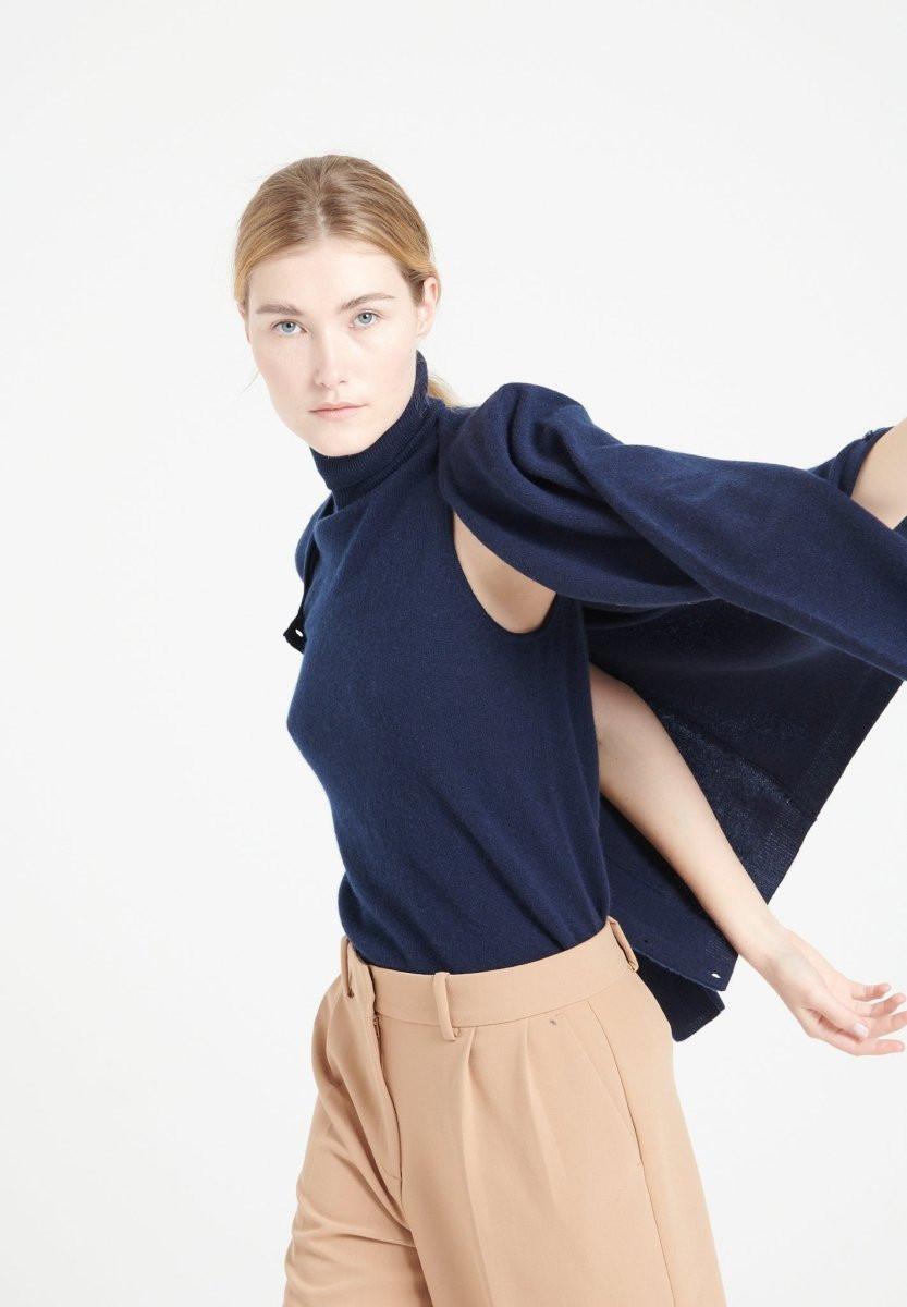 Studio Cashmere8 LILLY 13 Ärmelloser Rollkragenpullover  