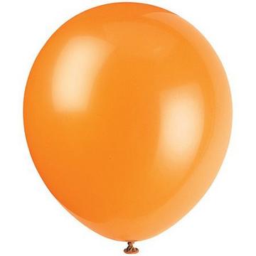 10 Ballons Oranges