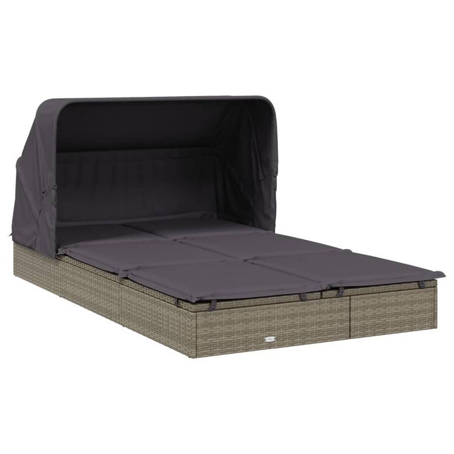 VidaXL lettino prendisole Polirattan  