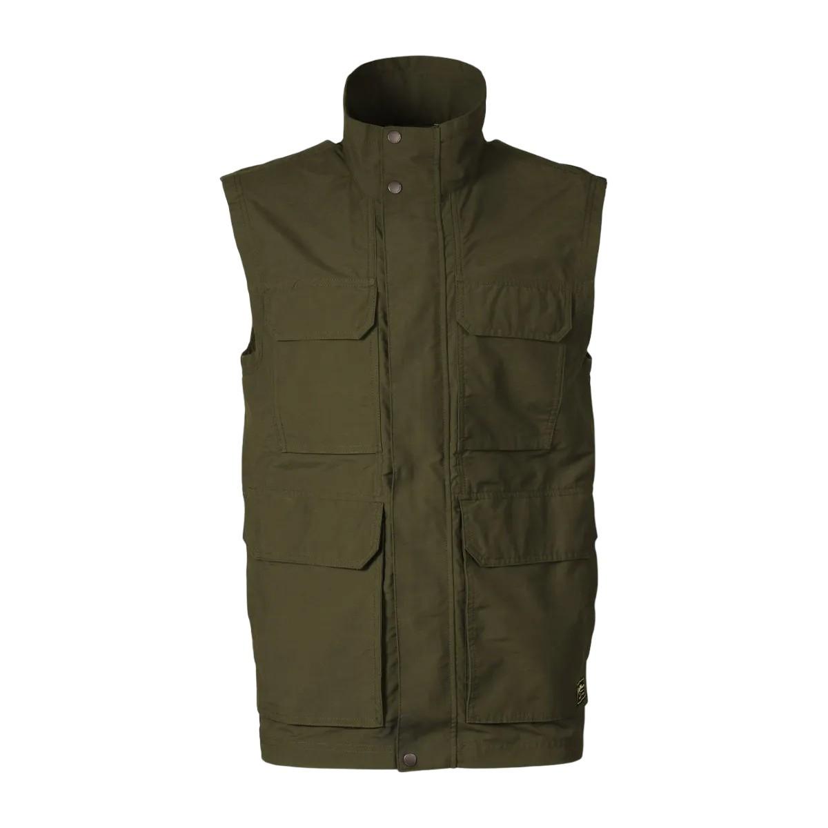 Image of Trekker Weste Unisex Militärgrün M