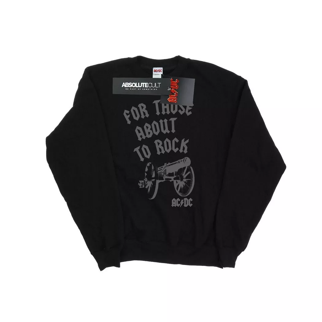 AC/DC - ACDC For Those About To Rock Sweatshirt, für Herren, Schwarz, Größe XXL