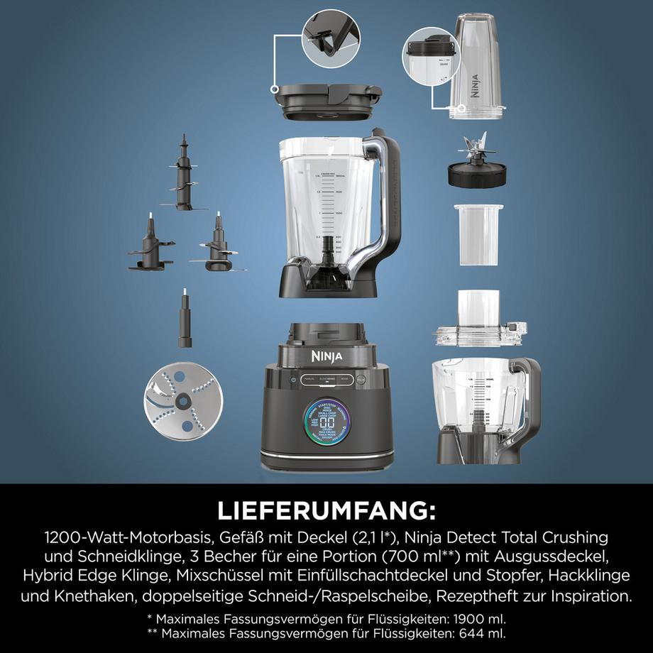 Ninja TB401CH Detect Power Mixer & Processor Pro  