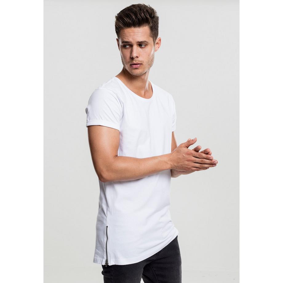 t-hirt urban claic long haped zip