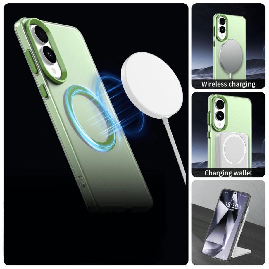 Cover-Discount  Galaxy S25 Edge - Cover protettiva in acrilico con magnete 