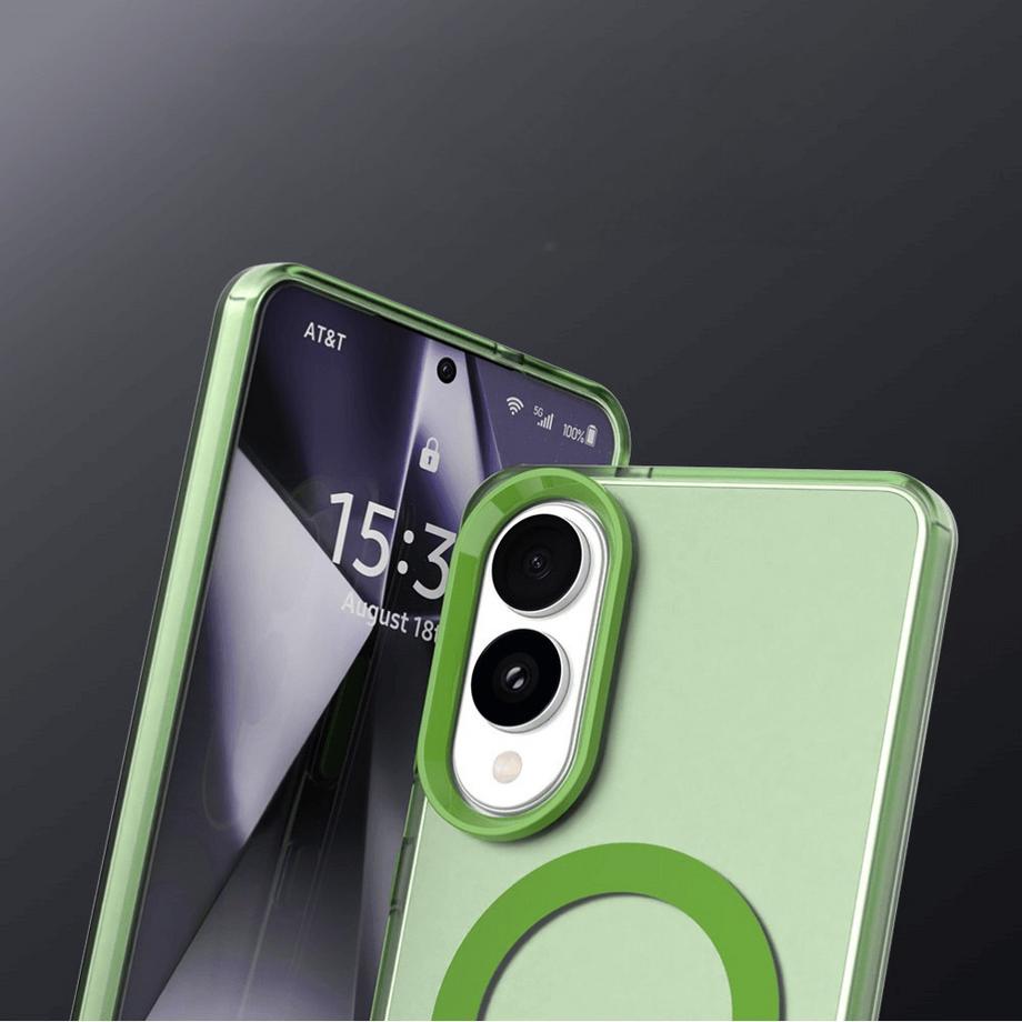 Cover-Discount  Galaxy S25 Edge - Cover protettiva in acrilico con magnete 