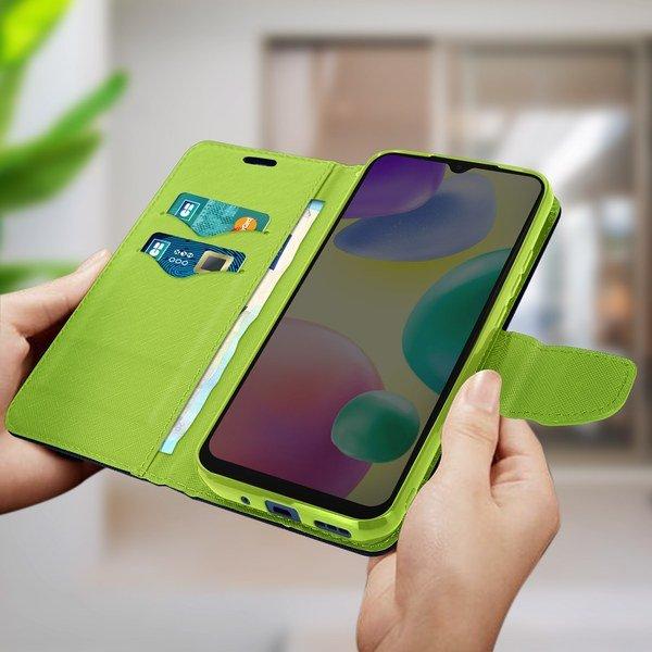 Avizar  Étui folio Xiaomi Redmi 10A Bleu et Vert 