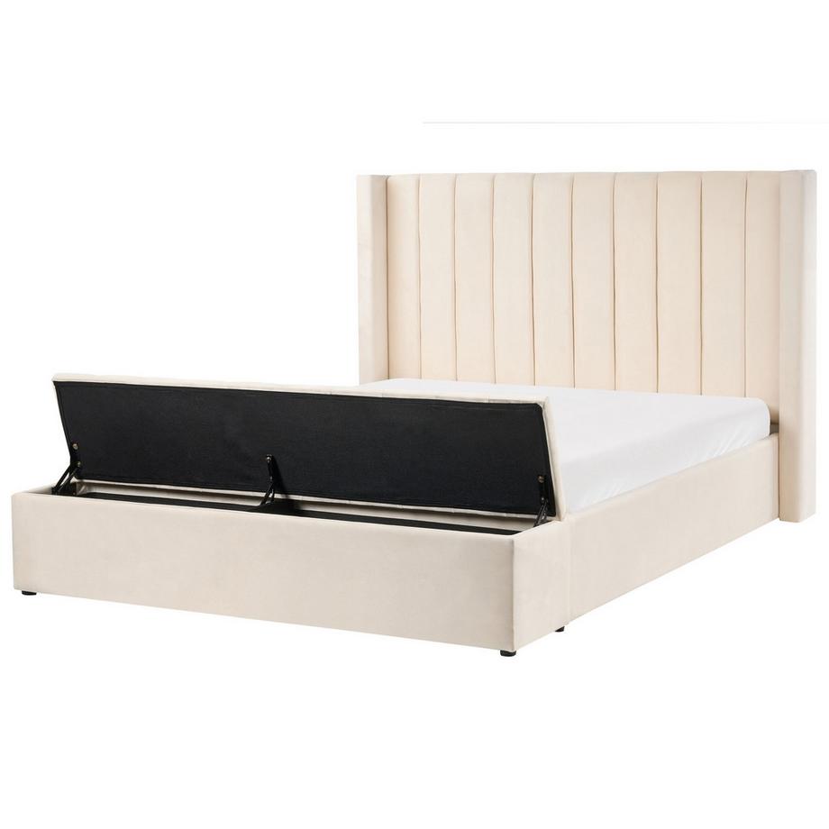 Letto con panca contenitore en Velluto Minimalista NOYERS
