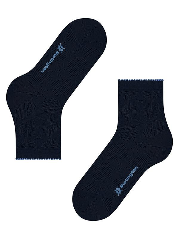 Burlington Chelsea Socken Rautenmuster  
