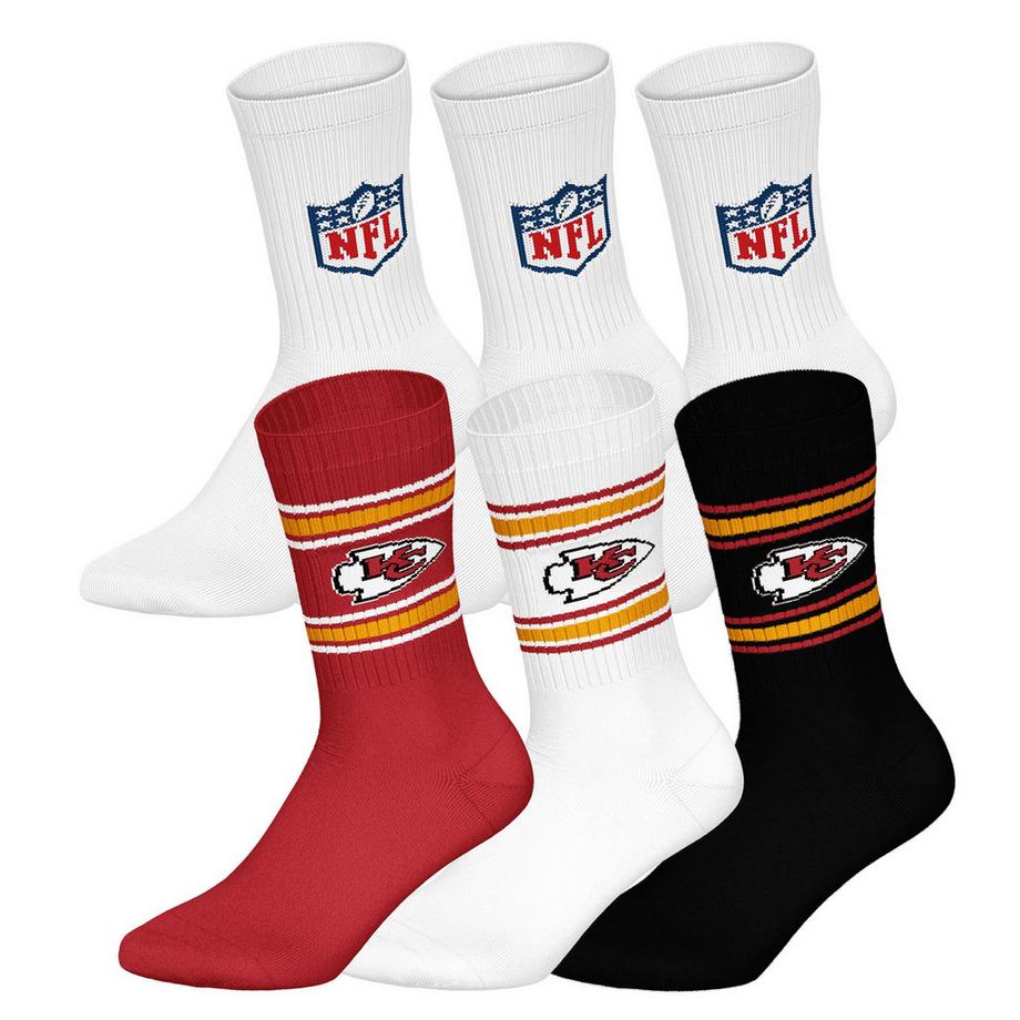 Calzini Unisex Confezione da 6 Stretch-NFL 6Pack Crew Socks