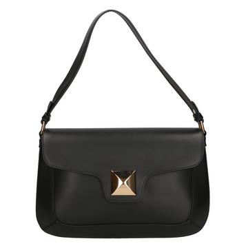 Shultertasche Women's single-compartment shoulderbag in wrinkled leather, with removable shoulder strap.Italian handmade product.Made in Italy