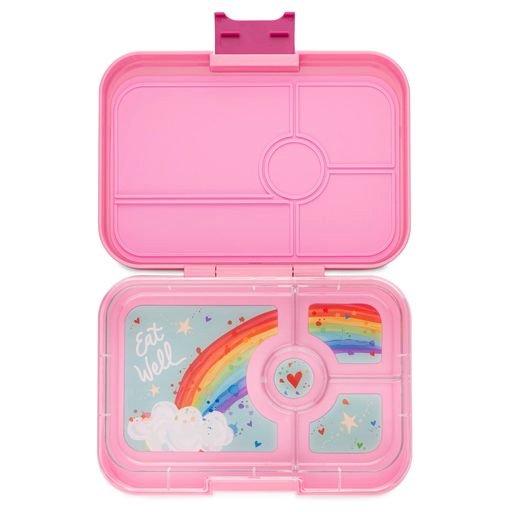 Image of Tapas 4C Capri Pink Rainbow Znüni Lunchbox Tapas 4C Capri Pink Rainbow Znüni Lunchbox