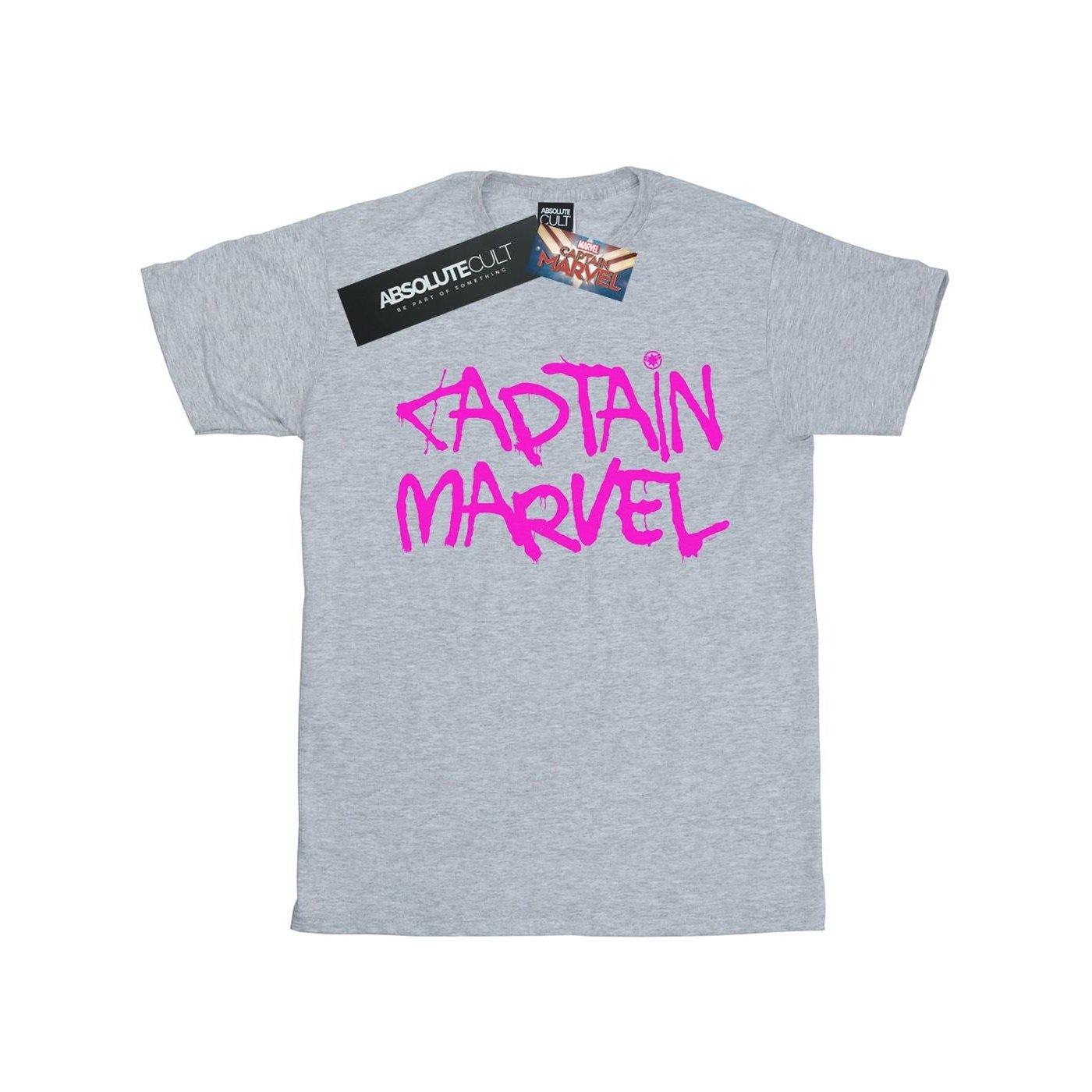 Image of Captain Spray Text Tshirt Jungen Grau 128
